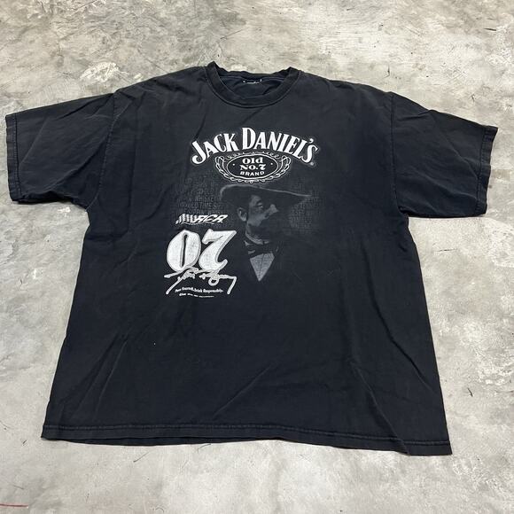 Chase Authentics NASCAR Jack Daniels 07 Dave Blaney Richard T-Shirt Size XL READ - Picture 1 of 6